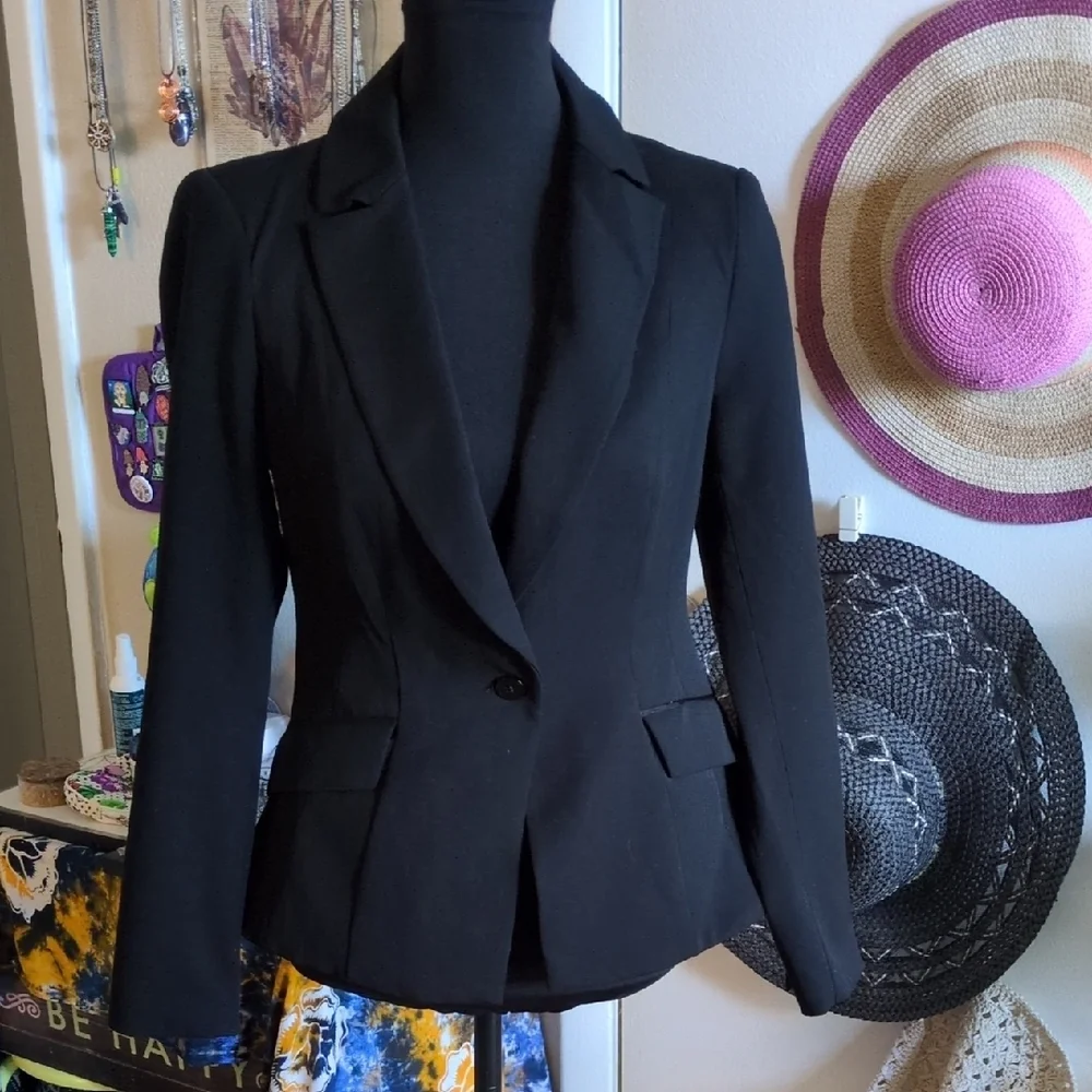 White House Black Market Classic Black Blazer - Picture 1 of 7